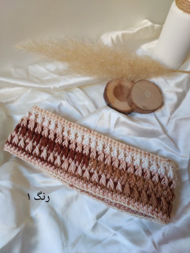 گوشگیر بافتنی پاییزی و زمستانی چند رنگ